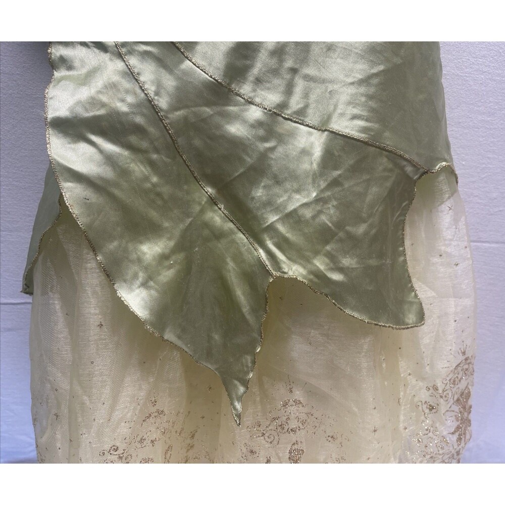 Disney Store Princess Tiana Halloween Costume Dress Girl Small 5-6 Costumes EUC - Picture 5 of 14